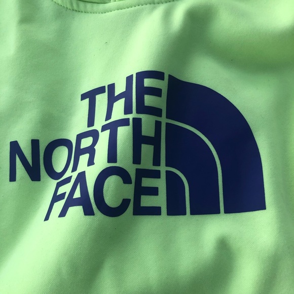 The North Face Yellow and Purple Hoodie Medium - Picture 2 of 4